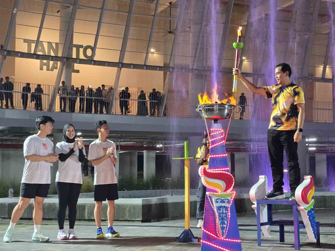 Penyalaan obor secara simbolis oleh Chief Operations Officer (COO) RAPP Eduward Ginting, sebagai penanda dimulainya rangkaian BOR 2026.