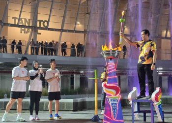 Penyalaan obor secara simbolis oleh Chief Operations Officer (COO) RAPP Eduward Ginting, sebagai penanda dimulainya rangkaian BOR 2026.