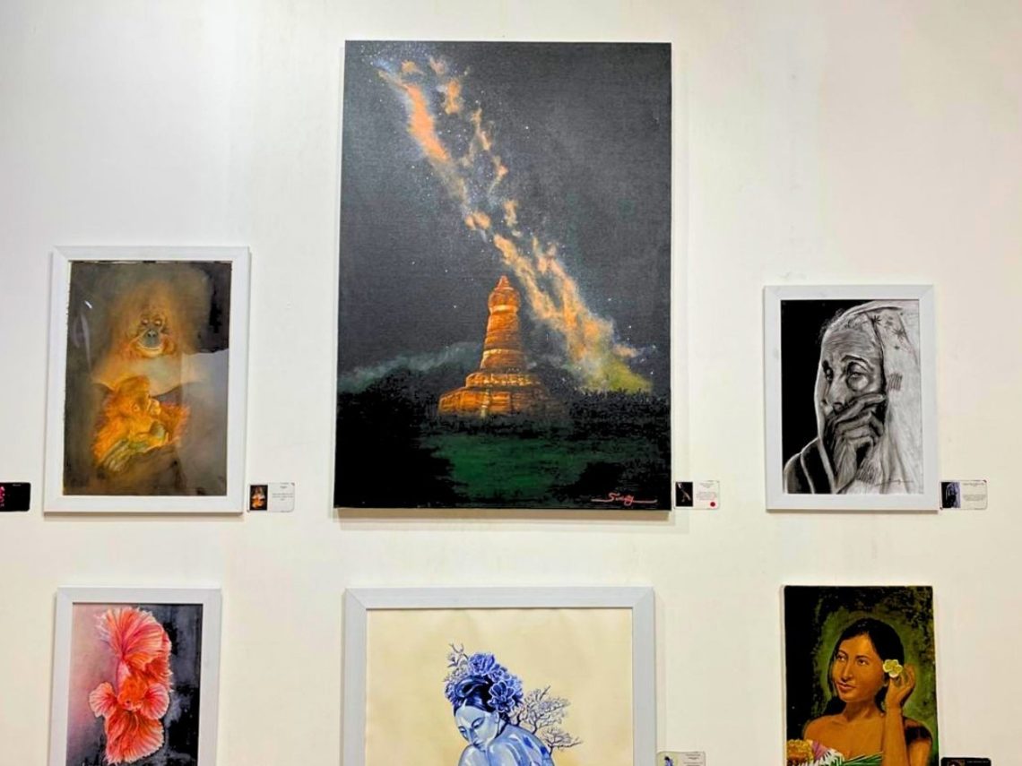 Lukisan Candi Muara Takus Terjual Sebelum Artists–Art Fair Pekanbaru Dibuka