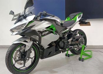 Ninja E-1, Sportbike Listrik Kawasaki dengan DNA Fairing Penuh
