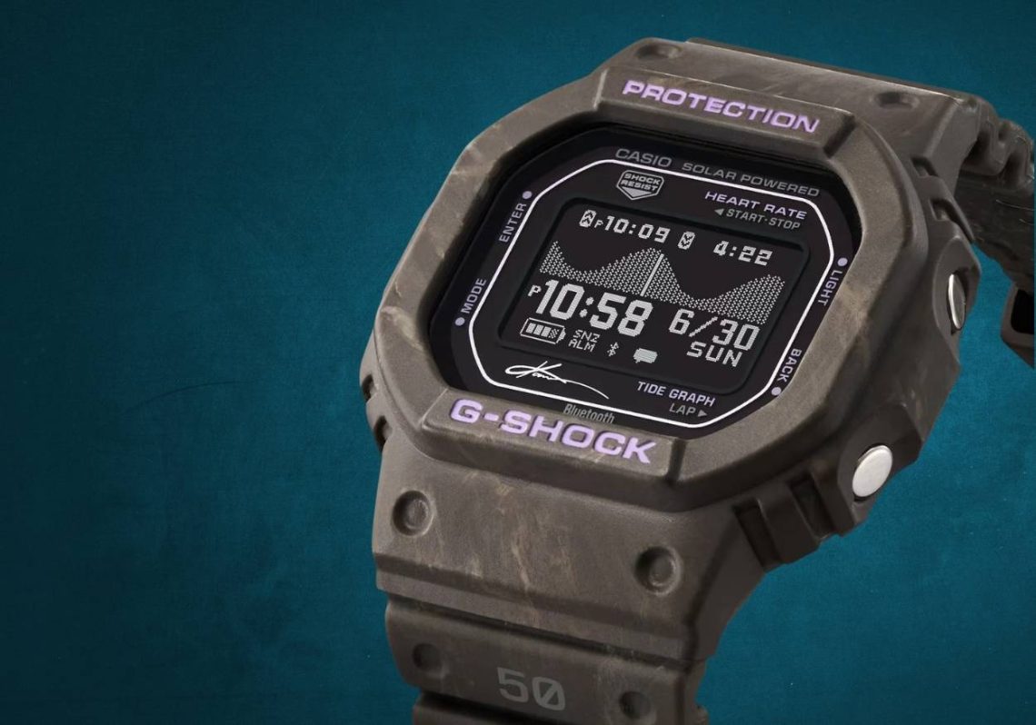 Casio GBX-H5600KI-5, G-Shock Pelacak Kebugaran dan Pasang Surut Laut