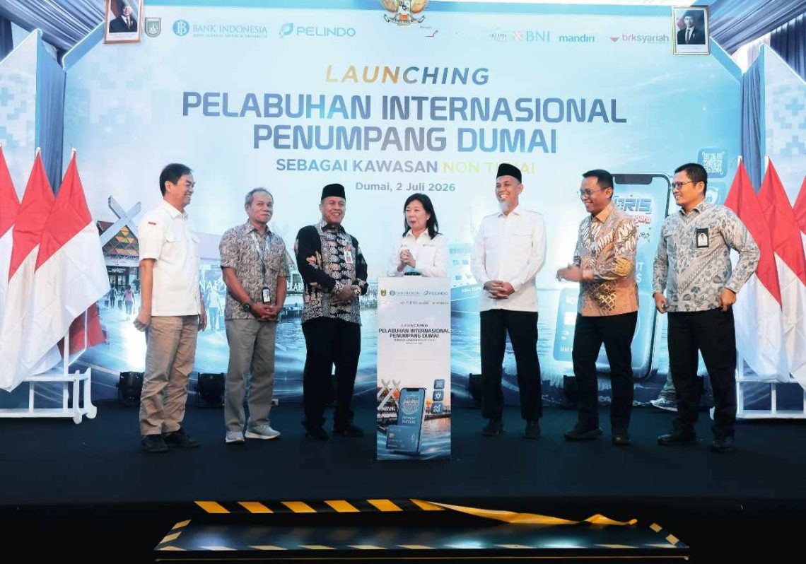 Perkuat Konektivitas Ekonomi Digital Indonesia–Malaysia, Pelabuhan Penumpang Dumai Diresmikan sebagai Kawasan Non Tunai