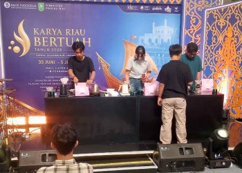 Adu Racikan Kopi di Karya Riau Bertuah 2026, Alamsyah: Liberika Jadi Tantangan Tersediri Bagi Saya