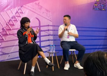 Tom Tandio di Artists - Art Fair Pekanbaru: Ini Ruang untuk Membangun Jejaring