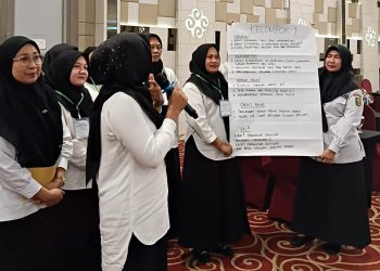 Pelatihan Antenatal Care dan Skrining Hipotiroid Kongenital bagi Bidan di Fasilitas Kesehatan Tingkat Pertama, hasil kerja sama Balai Pelatihan Kesehatan Provinsi Riau CD RAPP.