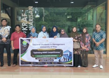 Mahasiswa Doktoral FEB UNRI Pelajari Manajemen UMKM di Melaka Malaysia