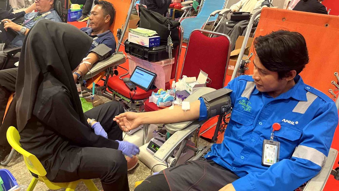 KDD Riau Kompleks Kumpulkan 1.083 Kantong Darah, Perkuat Kepedulian Kemanusiaan Lewat Donor Darah
