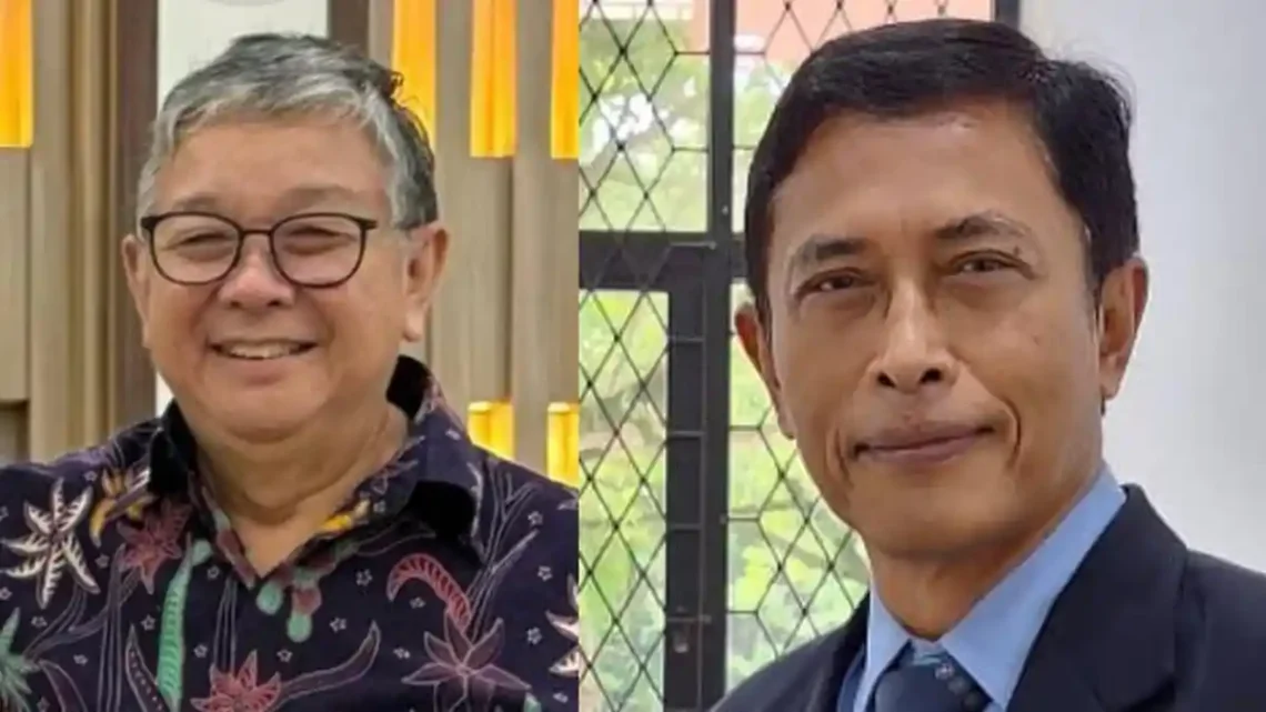 Kiri : Dr Basuki Sumawinata 
Kanan : Prof Budi Indra