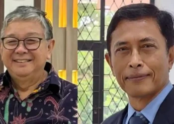 Kiri : Dr Basuki Sumawinata 
Kanan : Prof Budi Indra