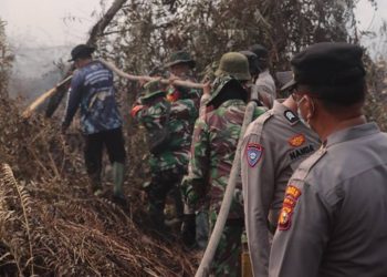 Operasi Pendinginan Karhutla Kampar Diperpanjang, Ratusan Personel Masih Siaga