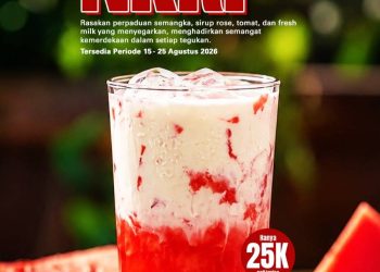 KHAS Pekanbaru Hotel Hadirkan Minuman Spesial "Dwiwarna NKRI" Sambut HUT ke-81 Kemerdekaan RI