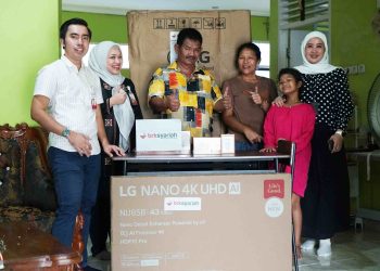 Program Bedelau BRK Syariah Kembali Manjakan Nasabah, Julpono Iskandar Bawa Pulang Beragam Perabot dan Alat Elektronik