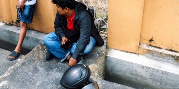 Motor Kurir J&T Digondol Maling di Marpoyan Damai, 50 Paket Ikut Raib