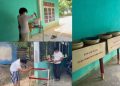 Gerakkan Peduli Lingkungan, Mahasiswa KKN UIN Suska Riau Sulap Ember Bekas Jadi Fasilitas Bublik