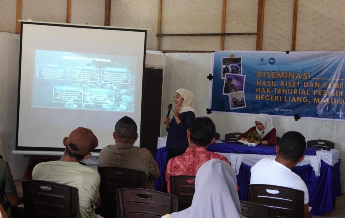 Hasil Riset Hak Tenurial Pesisir Dorong Negeri Liang Susun Perneg