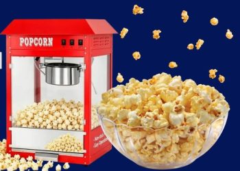 Mesin Popcorn Otomatis 1250W, Solusi Menu Tambahan untuk Kafe Kecil