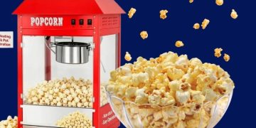 Mesin Popcorn Otomatis 1250W, Solusi Menu Tambahan untuk Kafe Kecil