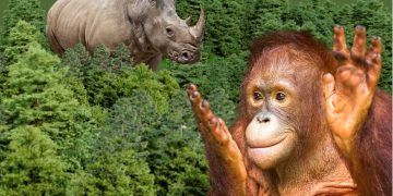 Badak Jawa Ujung Kulon dan Orang Utan Kalimantan Masuk Daftar Wisata Satwa Terbaik Dunia