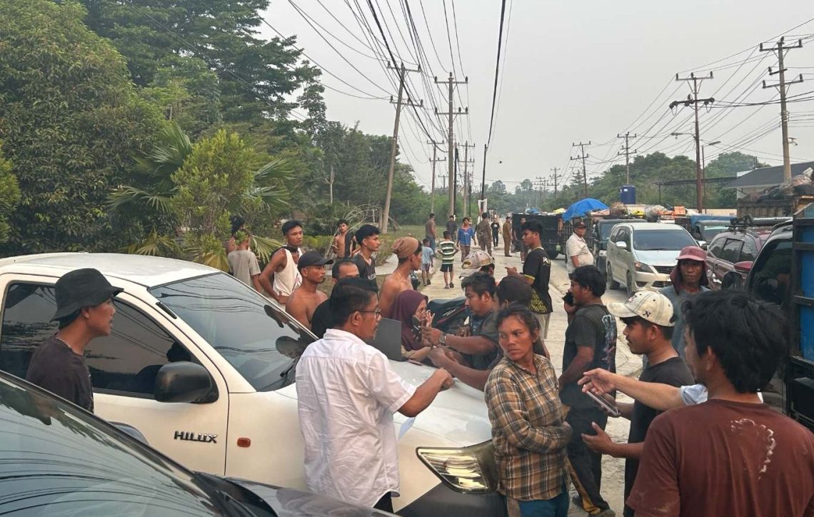 Tiga Angkutan Sampai Tanpa Izin Diamankan di Trans Depo Air Hitam Pekanbaru