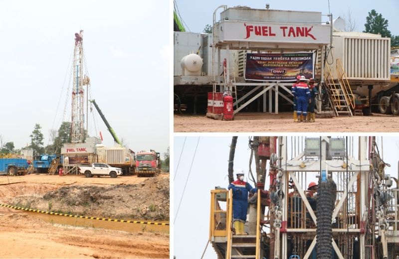 Area rig 58.1 lapangan migas Duri, Wilayah Kerja (WK) Rokan DSF 4E-0605C | Foto: Bertuahpos / Melba Ferry Fadly.