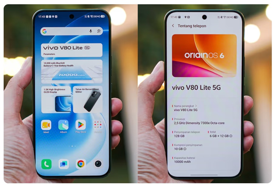 Ternyata Daya Pikat Vivo V80 Lite 5G Terletak di Sini