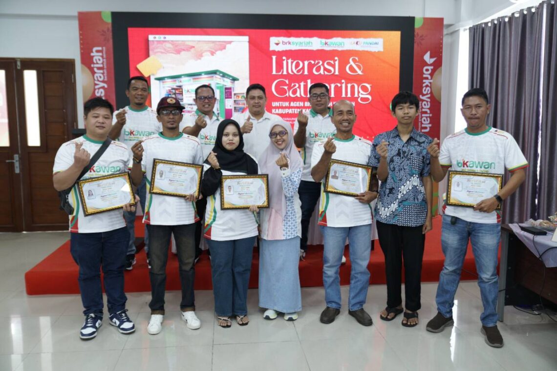 BRK Syariah Perkuat Inklusi Keuangan di Karimun, Bkawan Miliki 113 Agen