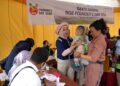 Kegiatan imunisasi dan pengukuran tumbuh kembang anak pada rangkaian kegiatan pra event Founders Day 2026.