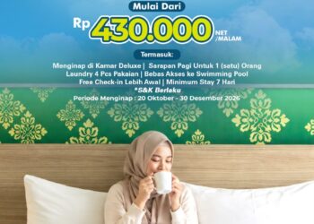 KHAS Pekanbaru Tawarkan Promo Long Stay, Tarif Kamar Mulai Rp430 Ribu per Malam